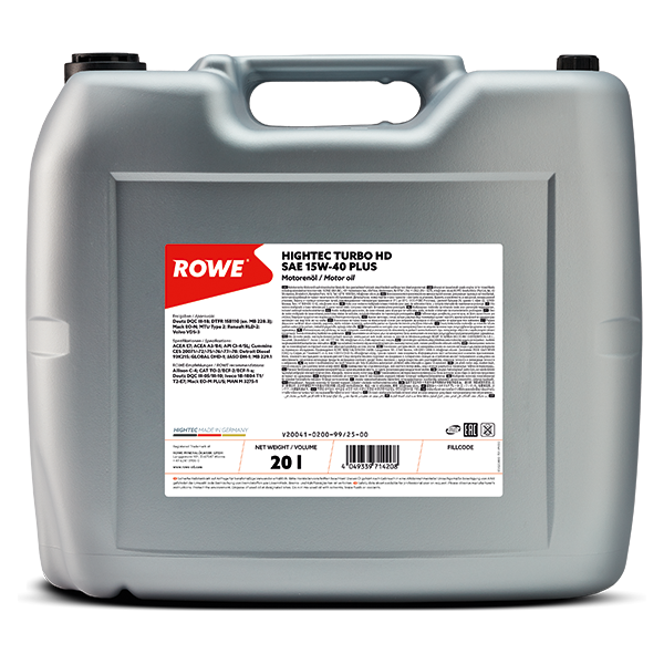 ROWE HIGHTEC TURBO HD 15W-40 PLUS